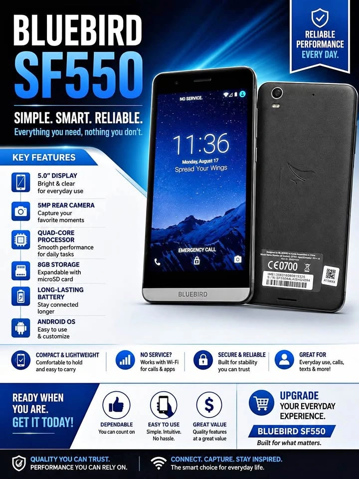 Bluebird SF550 Smartphone