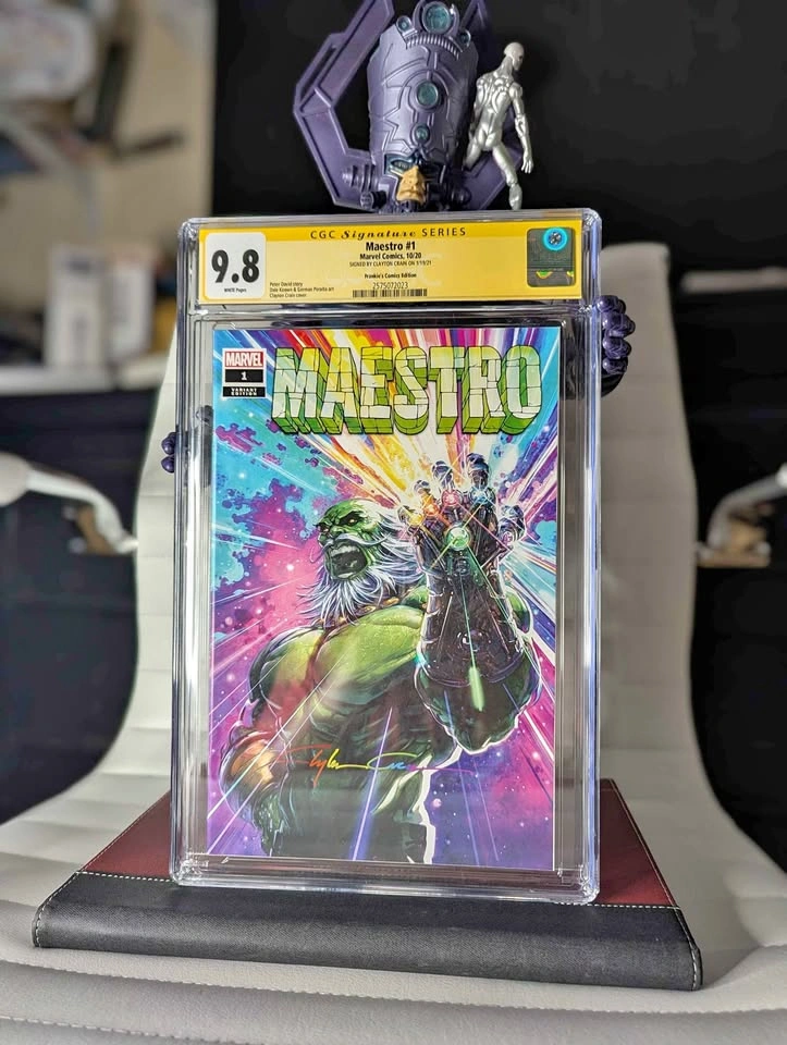 Maestro #1 CGC SS 9.8 - SIGNED by Clayton Crain (Frankie's Comic