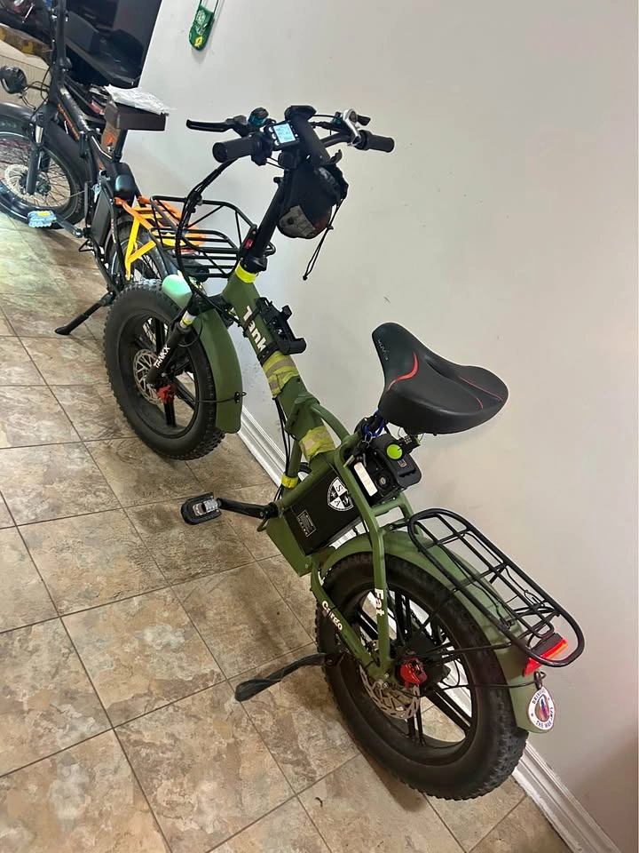 Tankx Folding Fat Tire Cargo Ebike