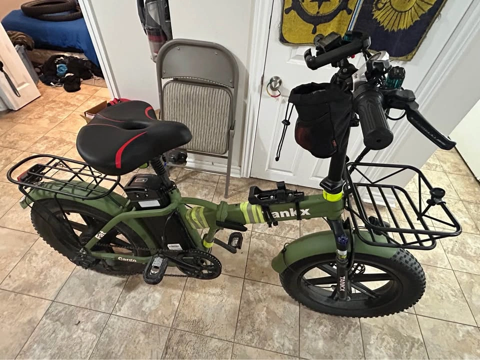Tankx Folding Fat Tire Cargo Ebike - photo 2