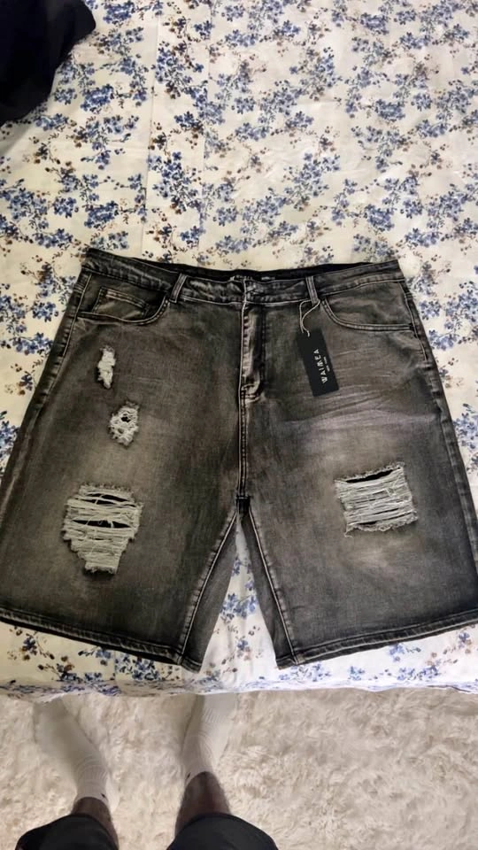 Waimea Distressed Ripped Denim Shorts NWT
