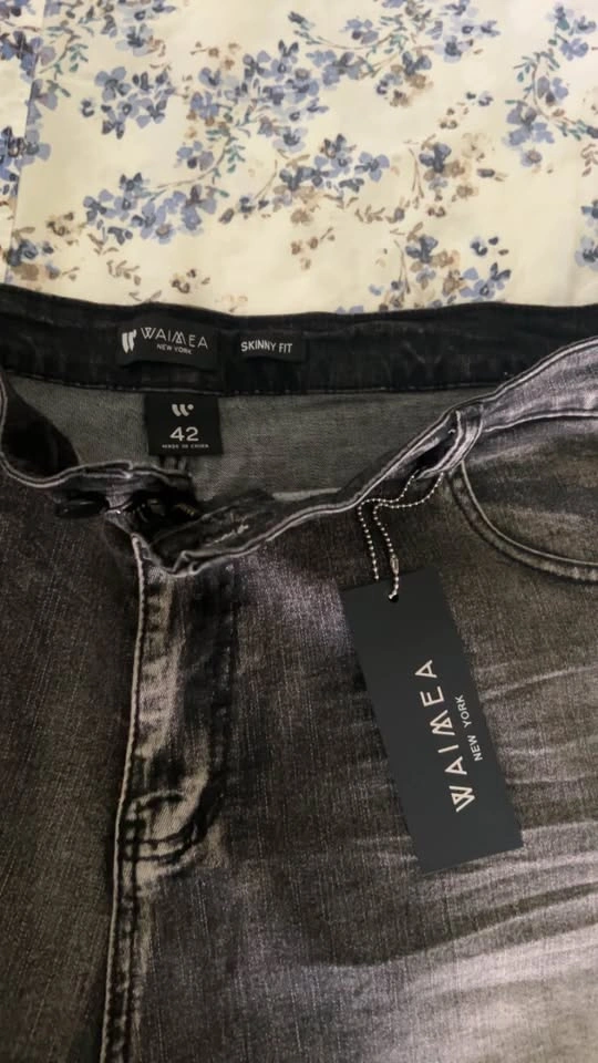 Waimea Distressed Ripped Denim Shorts NWT - photo 2