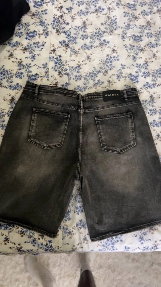 Waimea Distressed Ripped Denim Shorts NWT - photo 3