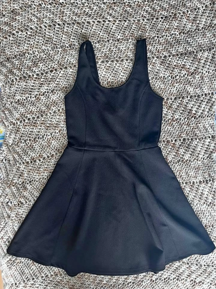 H&M black mini dress