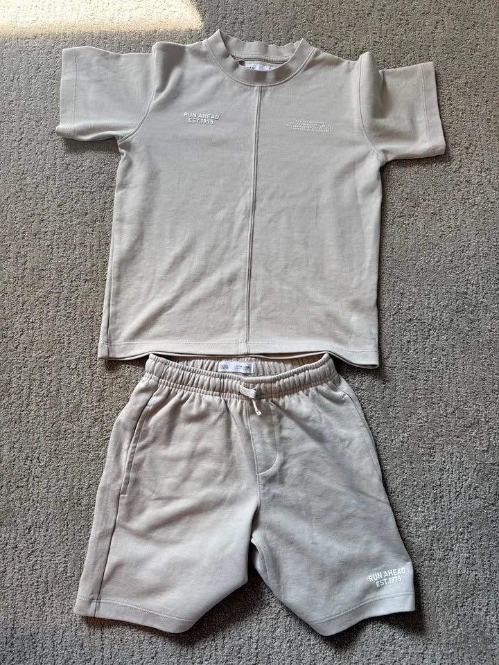 Zara Boys' T-Shirt and Shorts Set