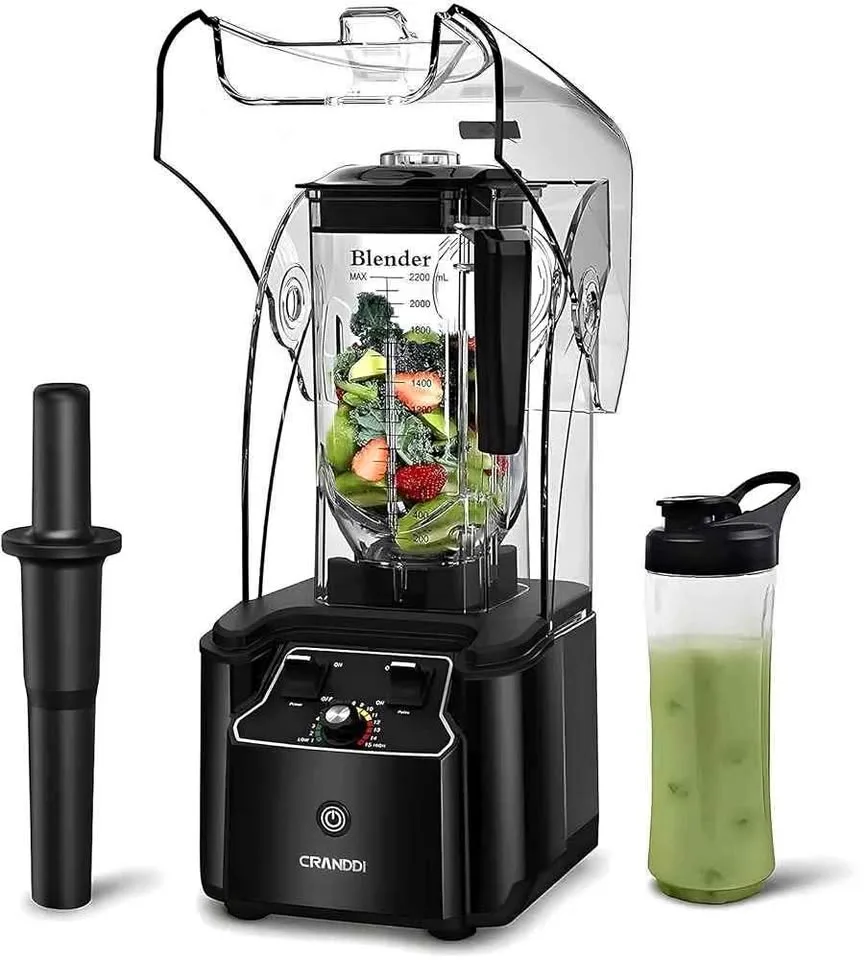 CRANDDI Quiet Blender 2200 Watt BRAND NEW thumbnail