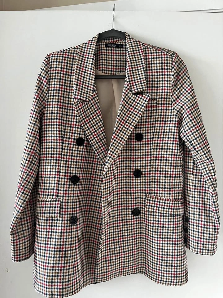 Plaid blazer