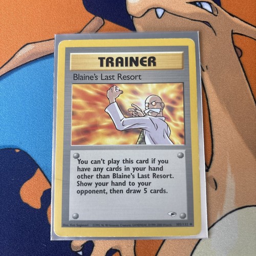 Blaine's Last Resort Unlimited Uncommon Gym Heroes 105/132 MP - photo 3