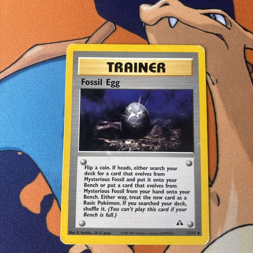 Fossil Egg 72/75 Uncommon Neo Discovery Pokemon Unlimited