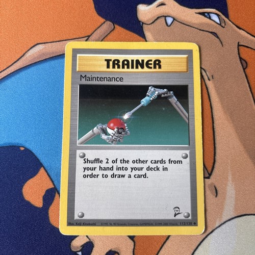 MAINTENANCE 112/130 - MP - BS2 BASE SET 2 UNCOMMON POKEMON CARD