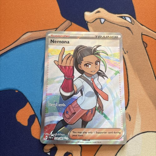 Nemona 229/091 Ultra Rare Paldean Fates Pokemon NM