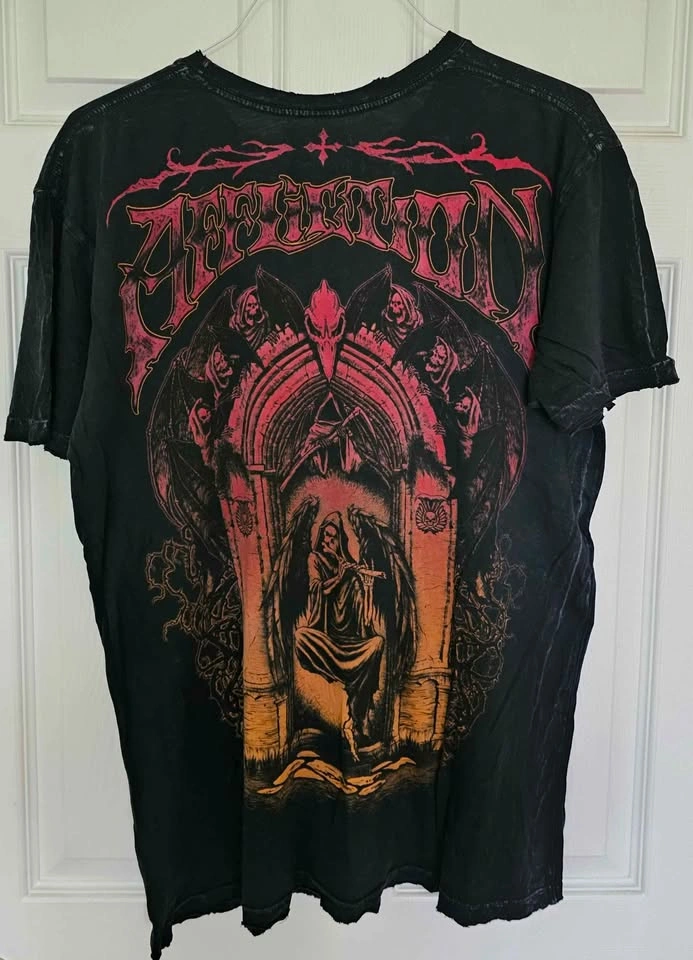 Brand New Authentic Affliction "Denim Killers" Graphic Tee - Men - photo 2