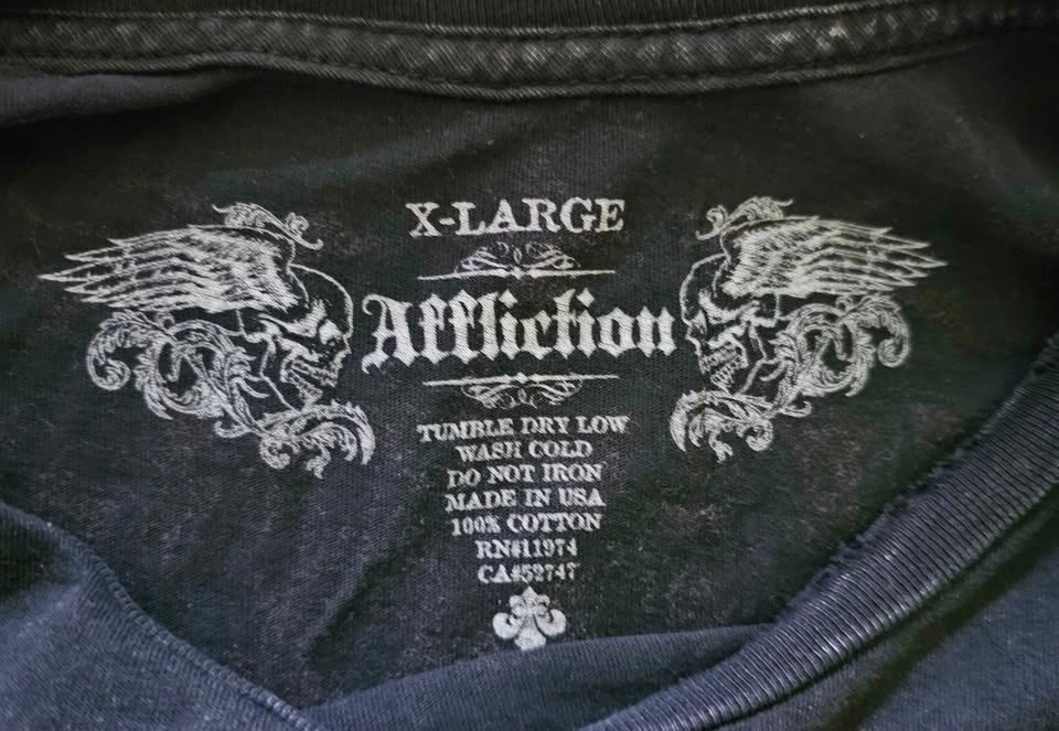 Brand New Authentic Affliction "Denim Killers" Graphic Tee - Men - photo 3