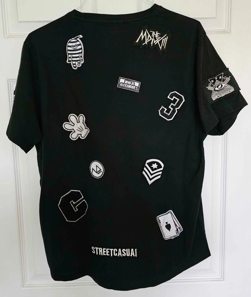 Brand New The New Designers Paris Multi-Patch Graphic Tee - photo 2