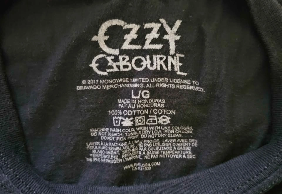 Brand New Official Ozzy Osbourne Graphic Shirt - Size L - photo 2