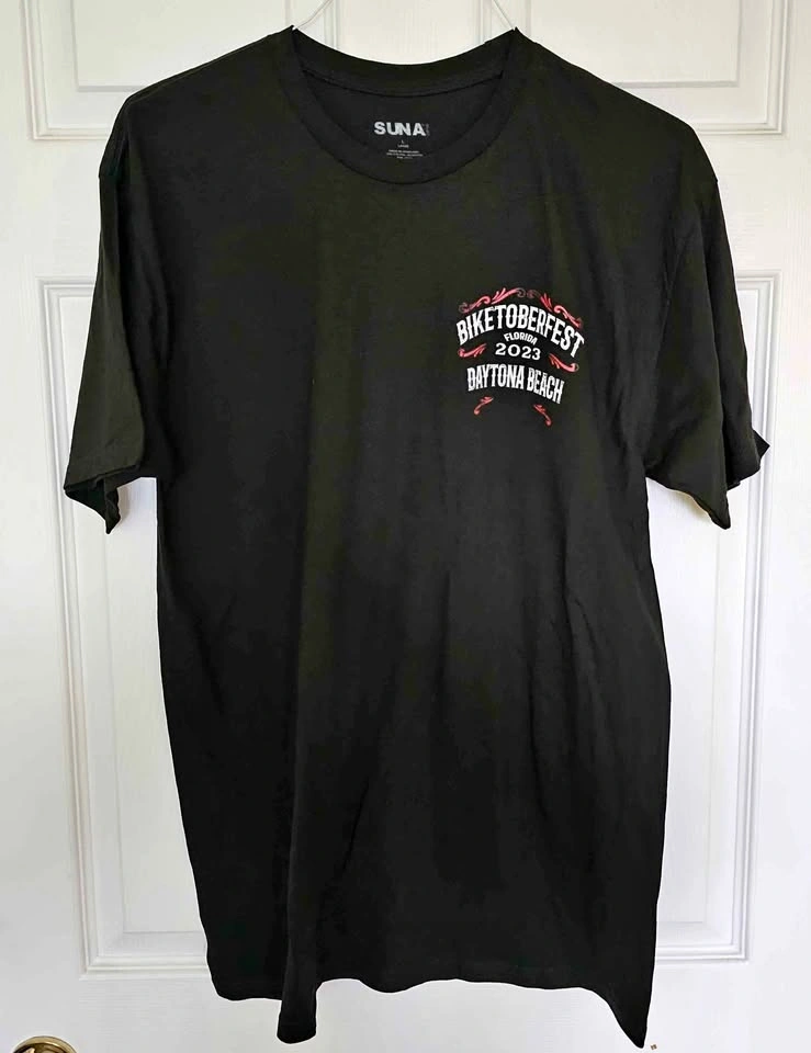 Brand New Biketoberfest 2023 Daytona Beach T-Shirt - Size Large
