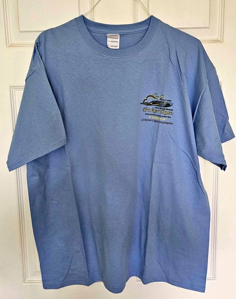 Brand New Rice Lake Charity Poker Run T-Shirt - Size XL