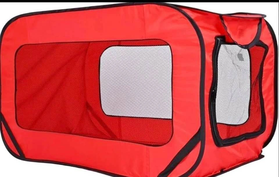 Red Foldable Dog Crate for Medium Dogs (NEW) - photo 2