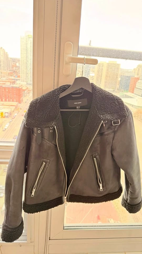 VERO MODA Faux Suede Jacket | Size M