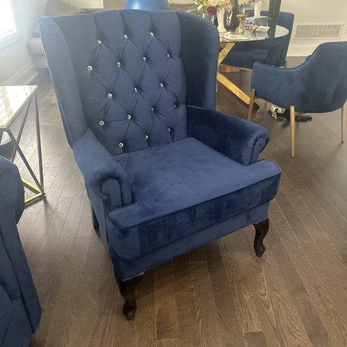 navy blue chair - photo 2