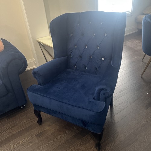 navy blue chair - photo 3