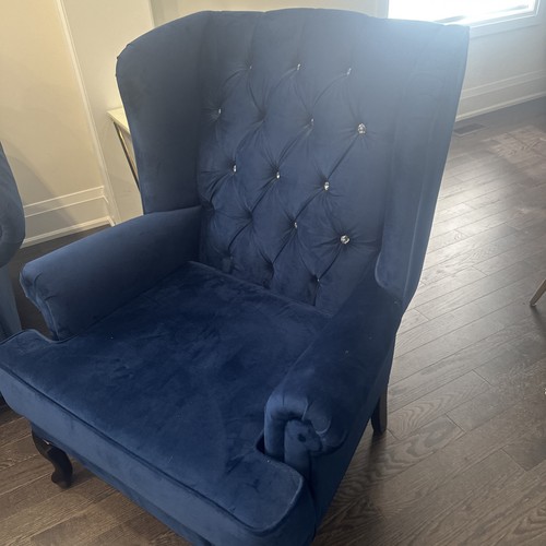 navy blue chair - photo 4