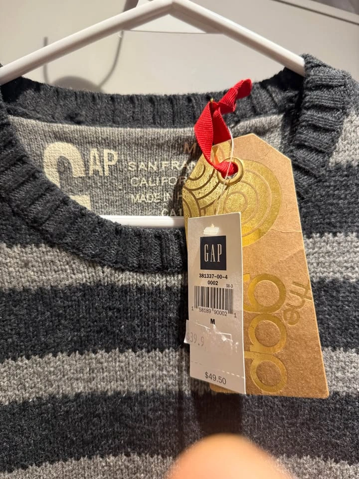 GAP men's crewneck knit sweater size M - photo 2