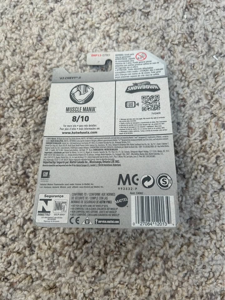 2016 Hot Wheels ‘63 Chevy II Muscle Mania 8/10 - photo 2