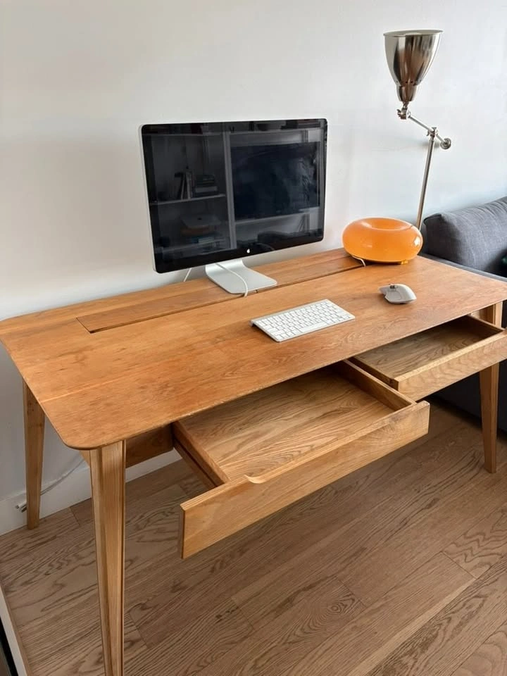 MCM Wood Desk - photo 2