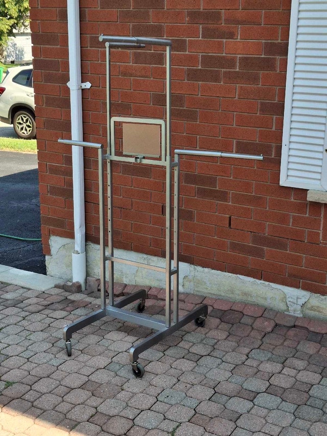 Commercial grade garments rack for store or mobile closet
