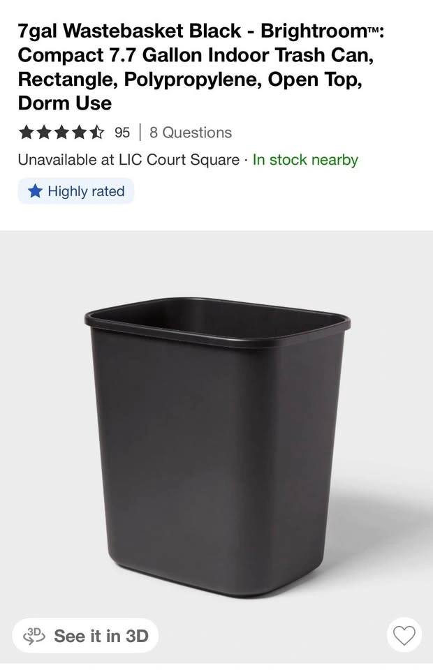 7-gallon Wastebasket - photo 2