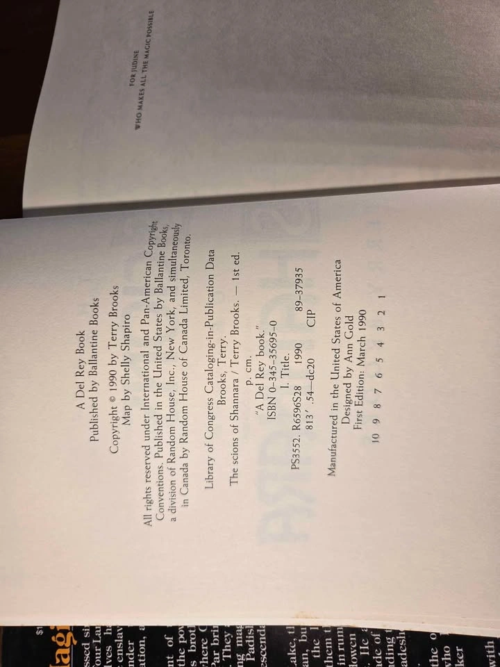 The Scions of Shannara - Terry Brooks First ed. Hardcover - photo 5