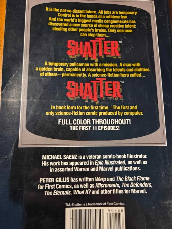 Shatter: The Revolutionary Graphic Novel 1988 - Ballantine Books - photo 2