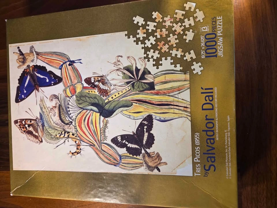 1000 Piece Salvador Dali 'Tres Picos' Jigsaw Puzzle - photo 4
