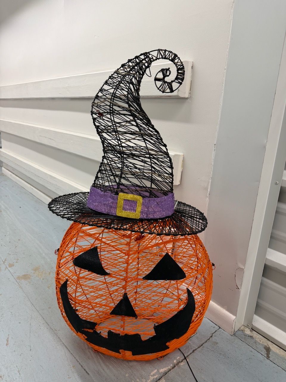 Halloween pumpkin with led lights - photo 2