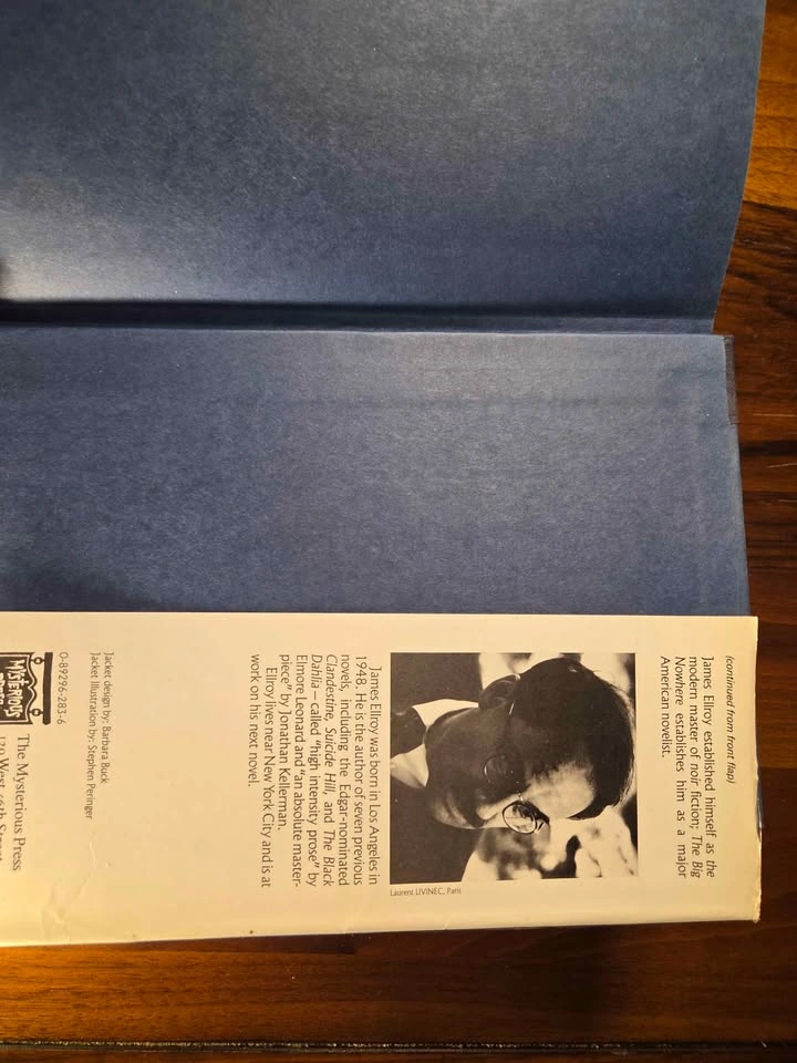 New Price: The Big Nowhere by James Ellroy, 1st Ed Hardcover - photo 2