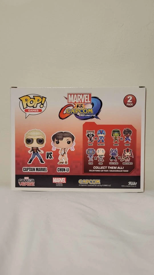 Funko Pop Captain Marvel vs Chun-Li - photo 2