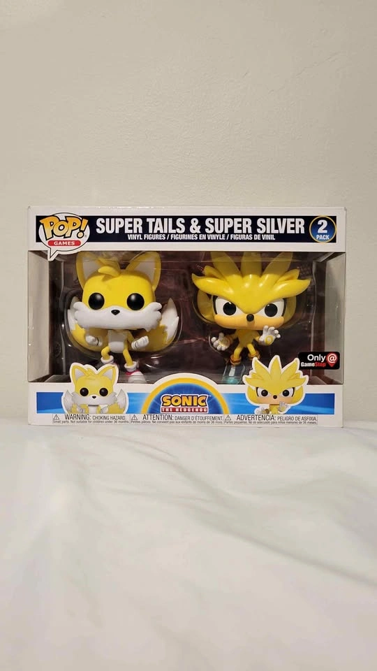 Funko Pop Super Tails & Super Silver