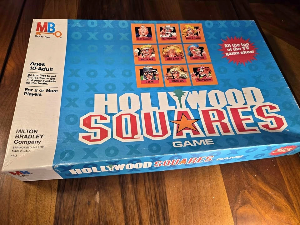 Vintage Hollywood Squares Board Game