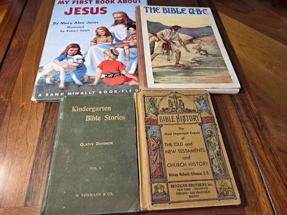 Antique Christian Children's Books - All 4 for $20