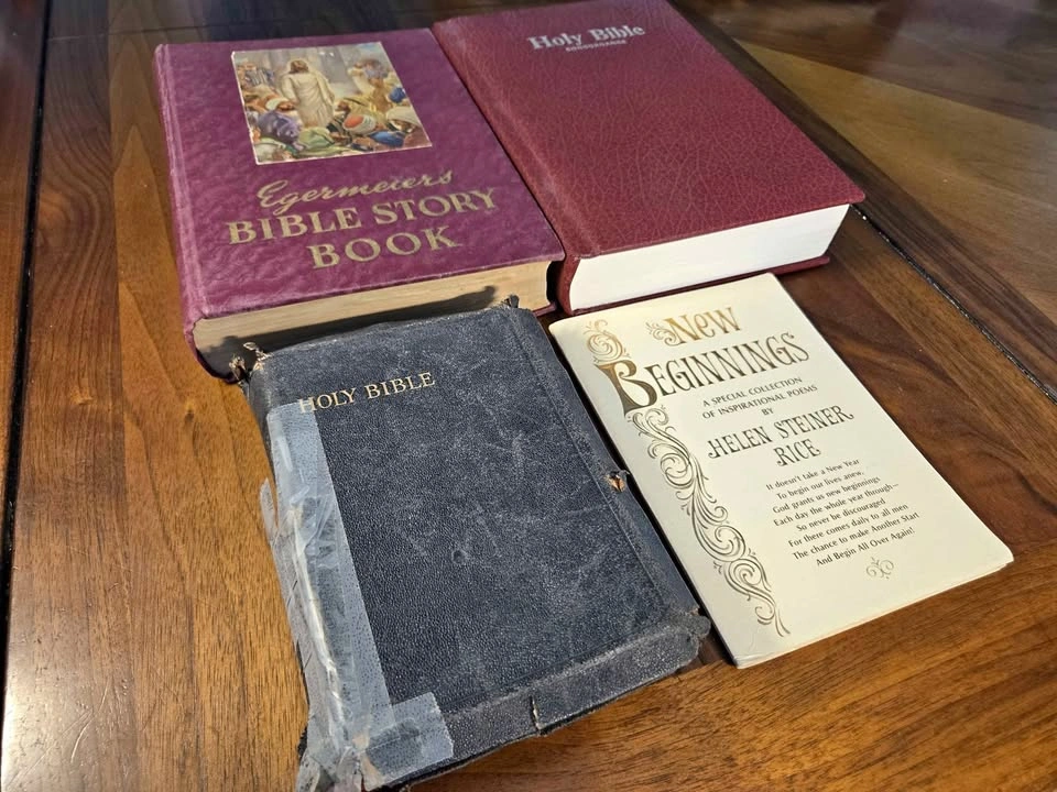 Vintage Christian Books & Bibles - All 4 for $25