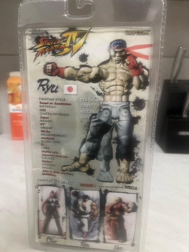 NECA Street Fighter IV Ryu Action Figure - photo 2