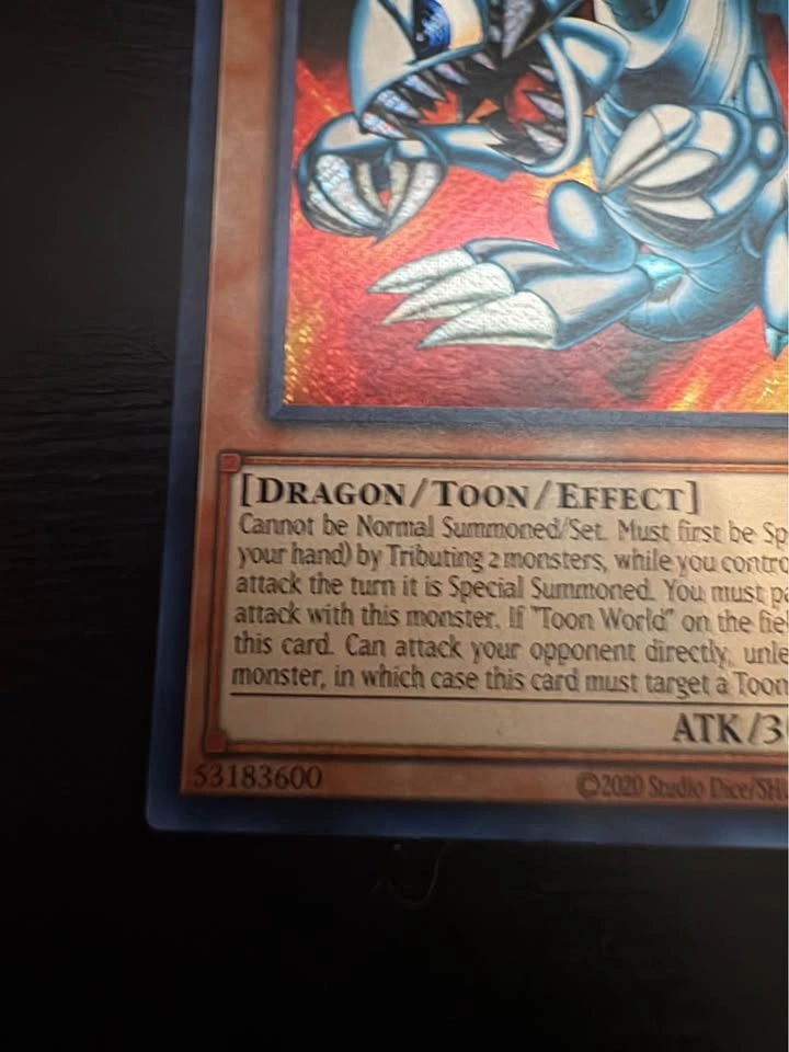 Blue eyes toon dragon 25th anniversary Yugioh - photo 4