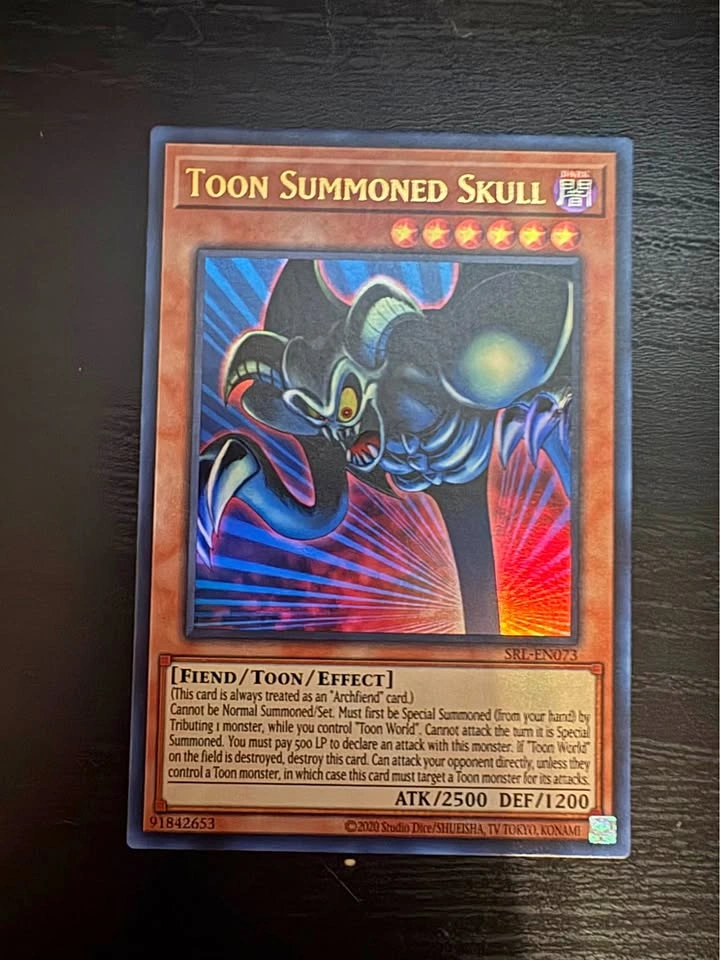 Toon Summoned Skull Yugioh 25th anniversary