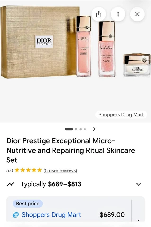 Dior Prestige Exceptional Micro-Nutritive and Repairing Ritual