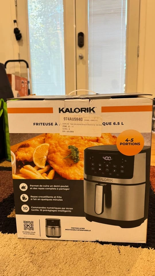 Kalorik 6.5 L (7-Quart) Touchscreen Air Fryer - photo 2