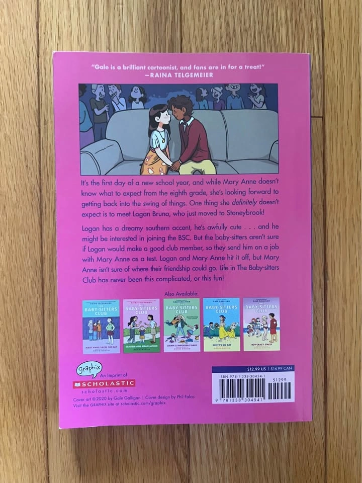 The Baby-Sitters Club: Logan Likes Mary Anne! Graphic Novel - photo 2