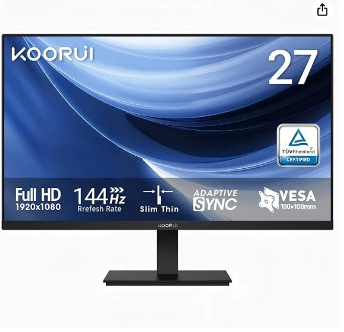 KOORUI 27" Full HD Monitor – 1080p / 75Hz - photo 3