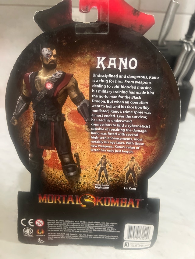 Jazwares Mortal Kombat 20th Anniversary Kano Action Figure - photo 2