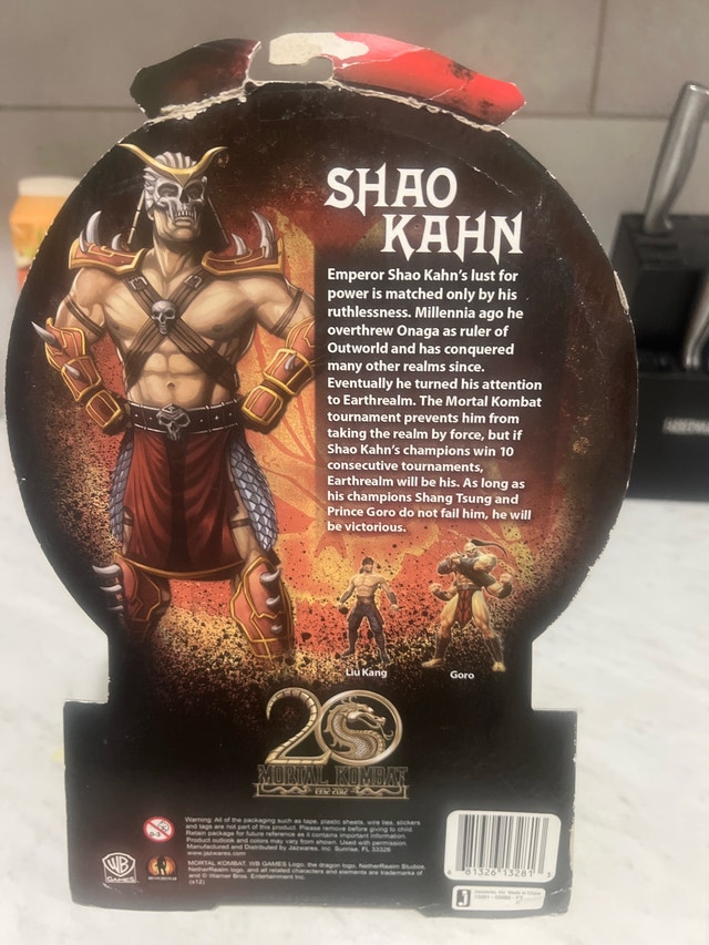 Jazwares Mortal Kombat Shao Kahn Deluxe Action Figure - photo 2